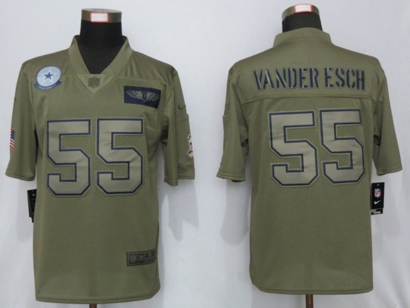 Men Dallas Cowboys #55 Vander esch Nike Camo 2019 Salute to Service Limited NFL Jerseys->dallas cowboys->NFL Jersey
